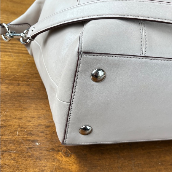 Coach Colette Shoulder Satchel f33806 Gray Birch - Picture 6 of 16